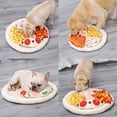 thumbnail image 4 of Catlerio Pet Dog Pizza Hidden Food Sniffing Mat Treat Foraging Puzzle Feeder Toy Nose Training Pad, 4 of 5