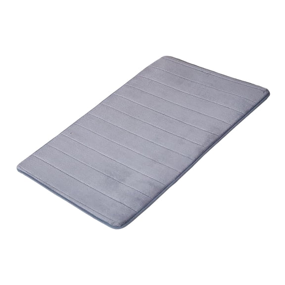 Pitycbo Soft Floor Mat Non Slip Accessories Bathtub Mats Cushion Door Cushion Foot Pad Style 5(Coral Fleece)