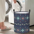 thumbnail image 7 of DouZhe Waterproof Collapsible Large Laundry Baskets, Aztec Ethnic Tribal Style Prints Circular Hamper with Handles, 7 of 7