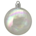 thumbnail image 2 of Northlight Shatterproof Shiny Christmas Ball Ornaments - 2.5" (60mm) - Iridescent Clear - 60ct, 2 of 3