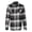 Black/ Grey, variant on - Women's Yarn-Dyed Long Sleeve Flannel Shirt - 5210