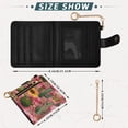 thumbnail image 3 of Small Wallet For Women Bifold Leather Pocket Coin Credit Card Holder With RFID Blocking Various Cacti, 3 of 6
