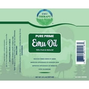 Emu Therapy Pure Prime Emu Oil for Muscles & Joints - Fast Action for Men & Women - Deep Tissue Massage - Natural Anti Aging (8 oz)