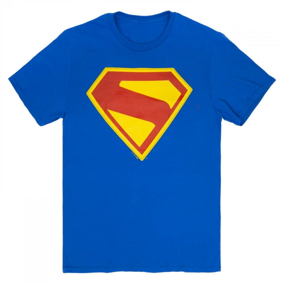 Superman James Gunn Logo Blue Tshirt-2XLarge
