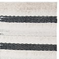 thumbnail image 7 of SAFAVIEH Natura Proinsias Striped Cotton Area Rug, Ivory/Black, 8' x 10', 7 of 7