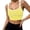 Yellow, variant on Breathable Wireless Back Design Athletic Tank Top for - Stretchy Jogging Yoga Singlet Supportive Activewear for Running Fitness Training Athletic Tops for Women Loose Tops Women