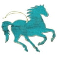 thumbnail image 1 of Cheval de Course Ornement en Bois, 1 of 1