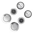 thumbnail image 3 of Colador de cesta para fregadero de cocina, 3 juegos de tapón para fregadero de cocina, tapones para fregadero de cocina, coladores de drenaje para fregadero de cocina, rendimiento sólido, 3 of 8