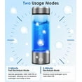 thumbnail image 4 of Portable Hydrogen Water Bottle Generator 3Min Quick Electrolysis, Water Ionizer Machine for Office,Daily Drinking, Silver, 4 of 8