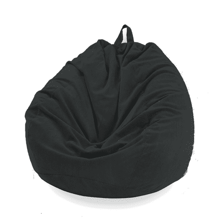 Carolilly Corduroy Sofa Cover for Bean Bag Chair, Water Drop Shape Sofa Cover, Nordic Furniture Accessory