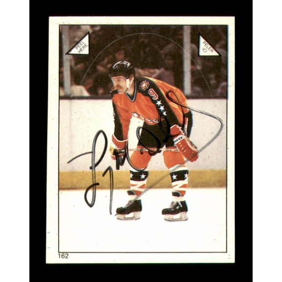 Lanny McDonald Autographed 1983-84 O-Pee-Chee Stickers Card #162 Calgary Flames SKU #251519