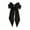 Black, variant on Large Bows 14inch Long For Womens Hair Big Bow Clip Scarf French Barrette With Long Silky Satin Ribbon Plain Color Bowknot Hairpin Hair Slides Navy