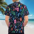 thumbnail image 6 of High Quality Hawaiian Shirts for Men Short Sleeve Aloha Beach Shirt Floral Summer Casual Button Down Shirts Blouses 5B54RB, 6 of 7