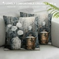 thumbnail image 3 of Orinice Flowers Graphic Decorative Throw Pillow Cover for Home Couch Living Room Bed Sofa, Printed on Both Sides, for Car Couch Bedroom 1PC 24x24in, 3 of 5