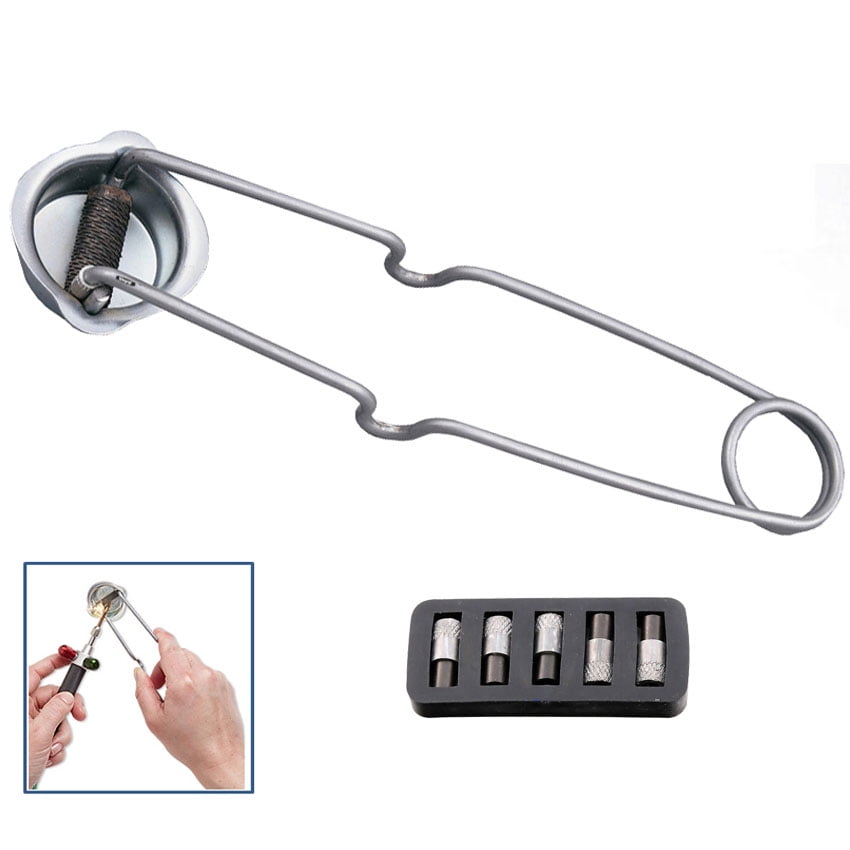 Single Striker Spark Lighter With 5 Extra Flints Ignitor for Torch