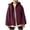 Burgundy, variant on ZQUUVOU Toddler Sherpa Fleece Hoodie Zip Up Solid Color Sweatshir Fall Winter Casual Outerwear Coat for Boys Girls Burgundy