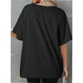 thumbnail image 2 of T Shirts for Women Summer Women's Tops Short Sleeve tshirts Casual Basic Tee, 2 of 6