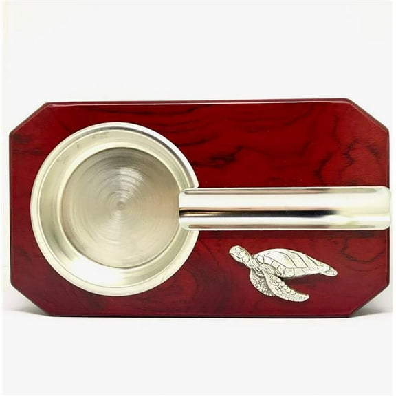 Rosewood Cigar Ashtray – (Sea Turtle)