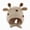 L101-Beige, variant on Baby Giraffe Knitted Earflap Hat, Lined Soft Warm Crochet Beanie with Chin Tie, Cute Animal Newborn Toddler Windproof Winter Hat for Infant Boys Girls(L101-Red,3-24 M)