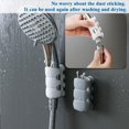 thumbnail image 3 of 4-Pack Vacuum Suction Cup Shower Head Holder, Silicone Strong Suction Handheld Shower Holder, 3 of 7