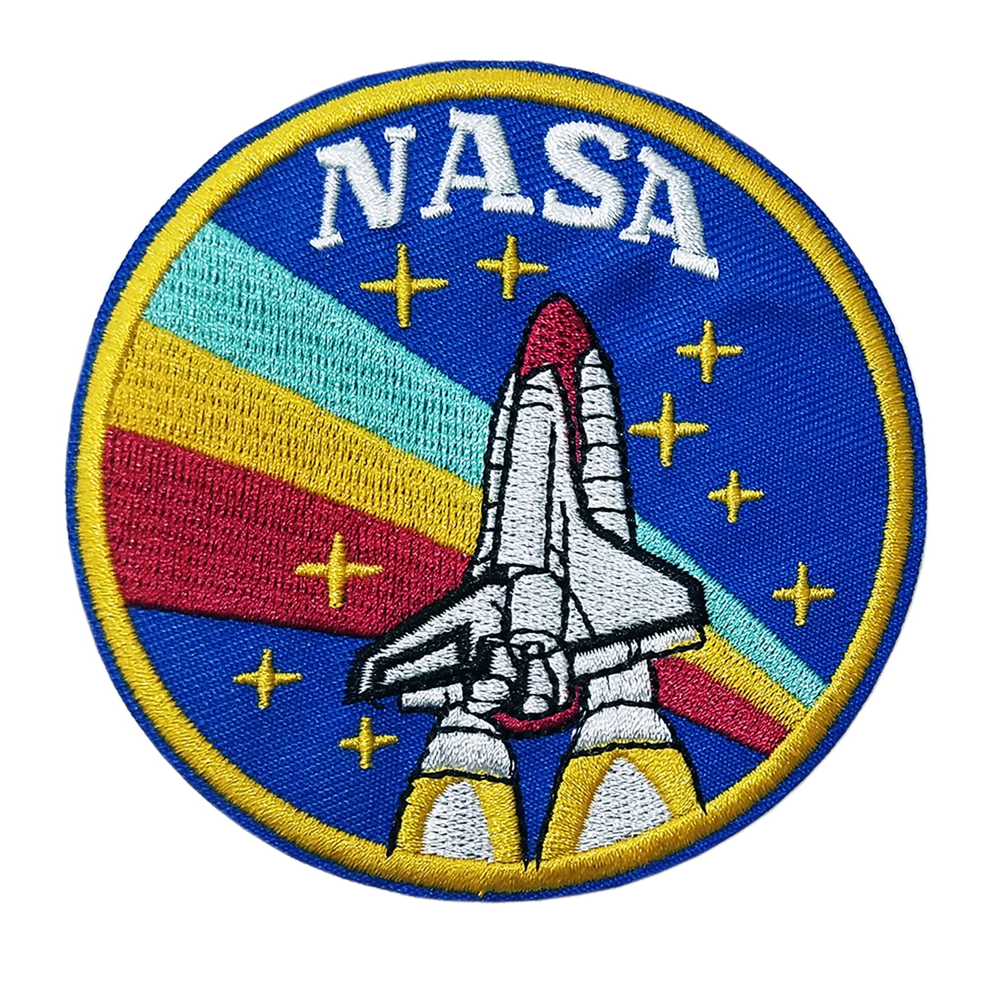 Glitter Shooting Rocket Embroidery Applique Patch Sew Iron Badge Iron On 