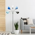 thumbnail image 2 of Simple Designs 5 Light Adjustable Gooseneck Floor Lamp, 2 of 9