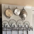 thumbnail image 4 of Cabinet Door Pan Lid Organizer, Set of 4, Wall Mount Pot Lid Rack Pot Lid Storage Rack Pan Covers Holder - No Scratch - No Pot Lid, 4 of 7