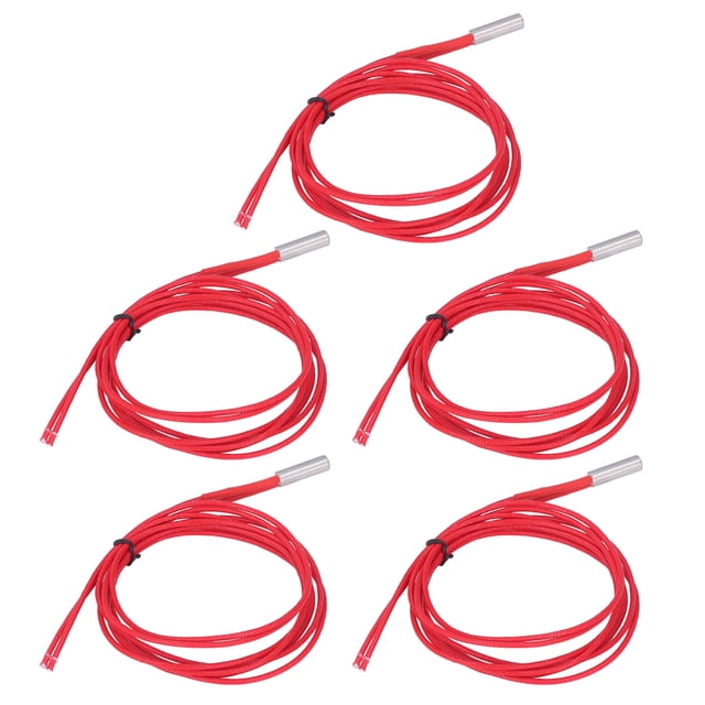 Cartouche de Chauffage en Acier Inoxydable, 5 Pcs 12V 40W Cartouche de Chauffage Remplacement Expérience Inégalée