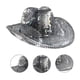 thumbnail image 3 of Disco Ball Cowboy Hat, Mirrored Ball Cowboy Hat, Bachelorette Bachelor Party Hat, Women Sparkly Glitter Space Hat, 3 of 5