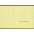 thumbnail image 2 of Designer Greetings Table, Chairs, Fireplace in Rustic Setting : Oval Frame Thanksgiving Card for Mother and Father, 2 of 2