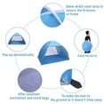 thumbnail image 5 of Beach Tent 2-3 Person Beach Tent Pop Up Sun Shelter Tent Big Lightweight & Easy Setup Beach Tent Fishing Beach Shelter Blue, 5 of 11