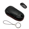 thumbnail image 1 of MECHCOS Compatible with fit for Tesla Model S Key Fob Sleeve - Leather Car Key Case Remote Key Fob Pocket Bag, Perfect Snug Fit, 1 of 4