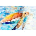 thumbnail image 3 of Loreth, Lanie 18x13 Black Modern Framed Museum Art Print Titled - Turtle Passing Through I, 3 of 5