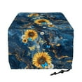 thumbnail image 2 of Xixirimido Butterfly Sunflower Daisy Marble Print Toaster Cover Toaster Oven Cover with Drawstring Toaster Appliance Dust Proof Cover for Kitchen Small Appliance Kitchen Accessories, for 2 Slice, 2 of 7