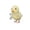 White, variant on DefiDgd Easter Mini Flocked Chicks Statue with Bow Adorned,Cute Easter Ornaments for Easter Party Home Holiday Gifts(Yellow)