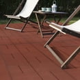 thumbnail image 6 of Pure Garden Rubber Deck Tiles 8-Pack - 28SQFT Outdoor Flooring Pavers, Red, 6 of 13