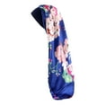 thumbnail image 5 of segolike Women Long Satin Bonnet Womens Hair Bonnet Portable Comfortable for Hair Care Satin Cap Night Night Cap for Beauty Salon Bath Dark Blue Flower, 5 of 8