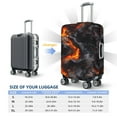 thumbnail image 4 of Xecao Molten Lava Abstract Flow Print Elastic Luggage Cover, Double-sided Print , Perfect for Travel, Business, and Daily Use (Suitcase Not Included)-Large, 4 of 7