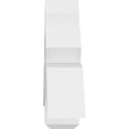 thumbnail image 3 of 48"W x 20"H x 6"D x 6"F, 10/12 Pitch, Alberta Architectural Grade PVC Gable Bracket, 3 of 8