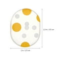 thumbnail image 2 of UPOUART 6Pcs Snare Drum Mute Silicone Yellow Dots Reduce Overtones for Live Performances, 2 of 5