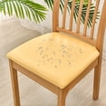 thumbnail image 1 of Juego de cojines cuadrados de cuero PU impermeables, funda para asiento de silla, funda protectora para silla de hotel, funda para cojín para el hogar, 1 of 6
