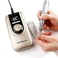 thumbnail image 2 of 25w Multi-function Nail Drill Machine 35000rpm Rechargeable Portable Strong Polishing Electric Manic, 2 of 5