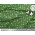 thumbnail image 3 of Soimoi Green Poly Georgette Fabric Flower Bud Floral Printed Craft Fabric by the Yard 42 Inch Wide, 3 of 3