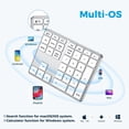 thumbnail image 4 of Teclado numérico Bluetooth iClever KP10 para Mac/Windows/iPad, 4 of 8