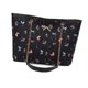 thumbnail image 5 of Bolso tote para mujer, gran capacidad, ideal para la playa, uso diario y para ir al trabajo. Negro, 5 of 9