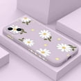 thumbnail image 3 of for iPhone 13 Pro Max Case Cute Flower Daisy Pattern Full Camera Lens Protection Shockproof TPU Bumper Liquid Silicone Protective Cover Phone Cases for iPhone 13 Pro Max 6.7" 5G-Purple, 3 of 8