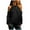 Black, variant on Womens Long Sleeve T Shirts Cold Shoulder Casual Y2K Tees Fashion Going Out Basics Tops