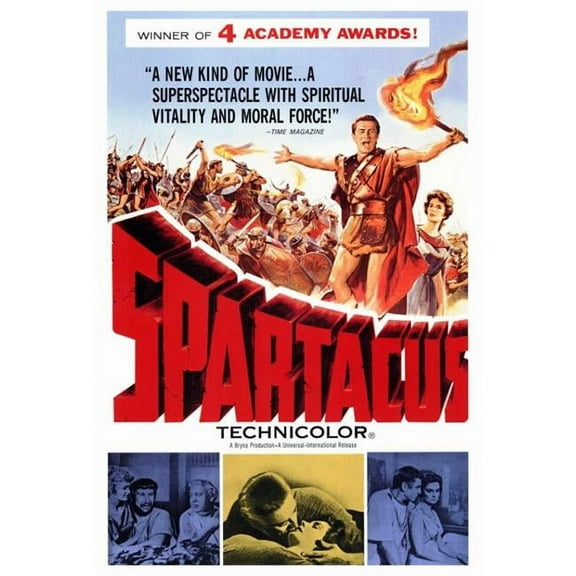 Pop Culture Graphics MOVEF3187 Spartacus Movie Poster Print, 27 x 40