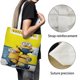 thumbnail image 3 of Minions Bolso de tela con estampado de lienzo para mujer, bolsa de compras reutilizable y estética, con cremallera interior, regalo para mujer,40*45cm., 3 of 6