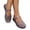Navy, variant on Women's Glitter Jelly Slingback Sandals Hollow Mesh Closed Toe Plastic Mary Jane Flat Summer Waterproof Shower,Garden Slip On Jelly Shoes,Navy,36